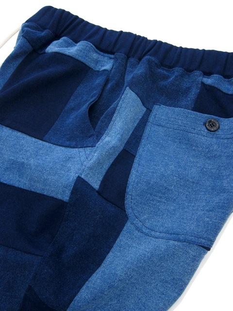 インディゴパッチワークヘビージャージートラベルショーツ [2017 Spring/Summer]