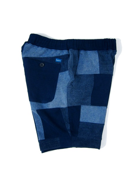 インディゴパッチワークヘビージャージートラベルショーツ [2017 Spring/Summer]
