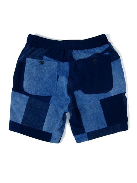 インディゴパッチワークヘビージャージートラベルショーツ [2017 Spring/Summer]