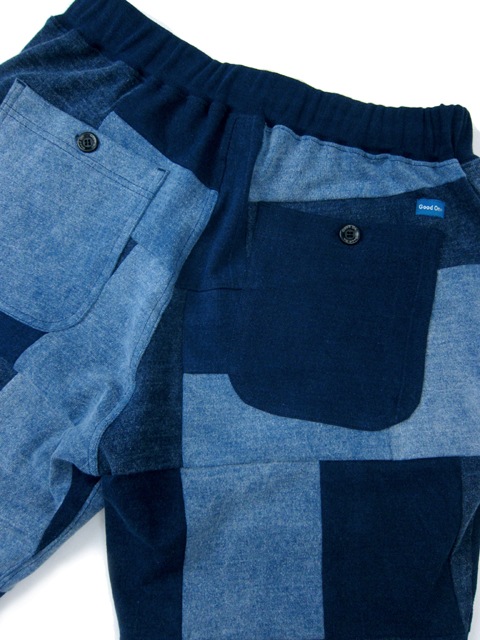 インディゴパッチワークヘビージャージートラベルショーツ [2017 Spring/Summer]