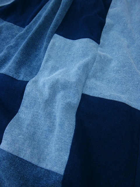 インディゴパッチワークT-マキシスカート [2017 Spring/Summer]