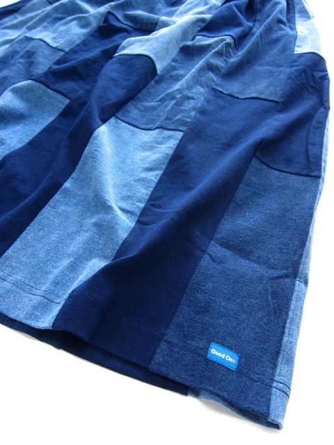 インディゴパッチワークT-マキシスカート [2017 Spring/Summer]