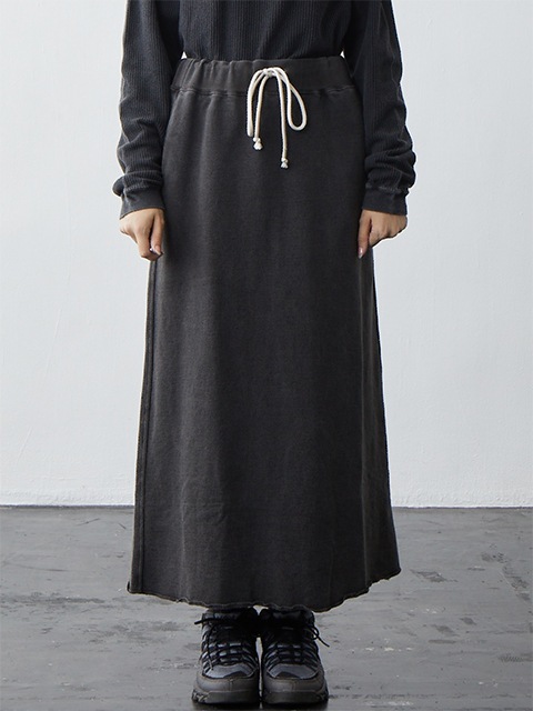 [WOMEN'S] スウェットマキシスカート [2022 Fall/Winter]
