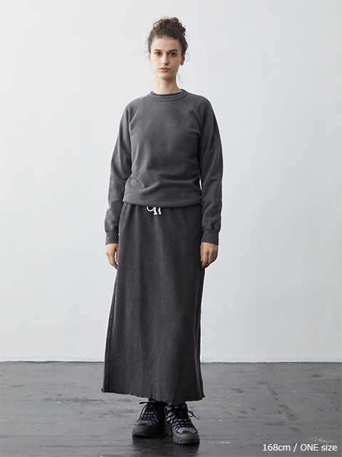[WOMEN'S] スウェットマキシスカート [2022 Fall/Winter]