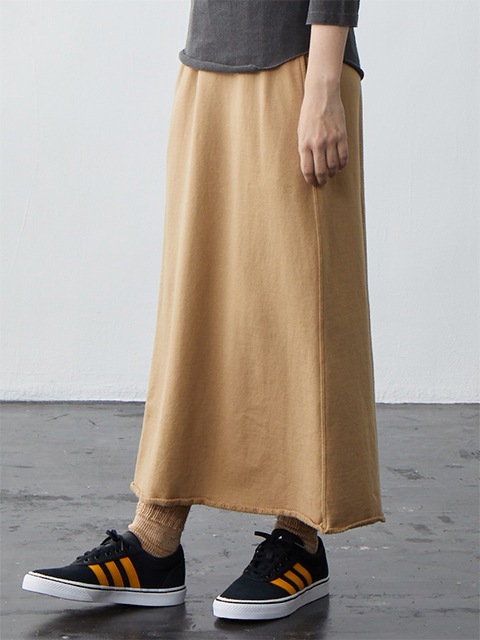 [WOMEN'S] スウェットマキシスカート [2022 Fall/Winter]