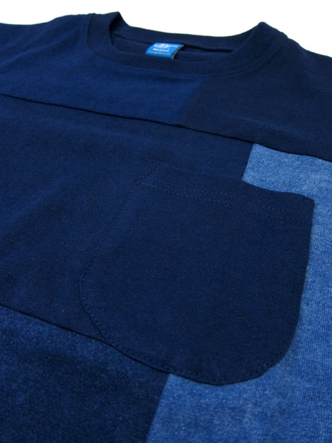 インディゴモンドリアンショートスリーブポケットTシャツ [2017 Spring/Summer]