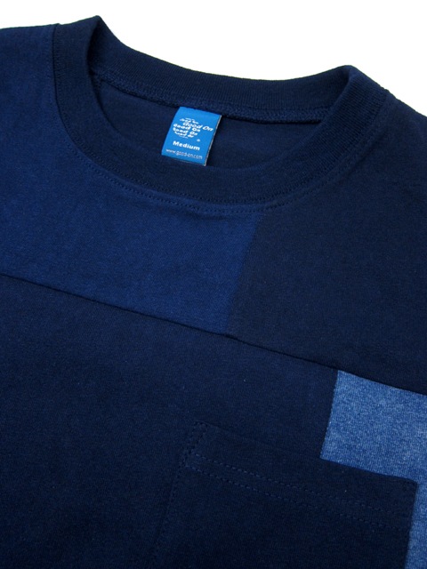 インディゴモンドリアンショートスリーブポケットTシャツ [2017 Spring/Summer]