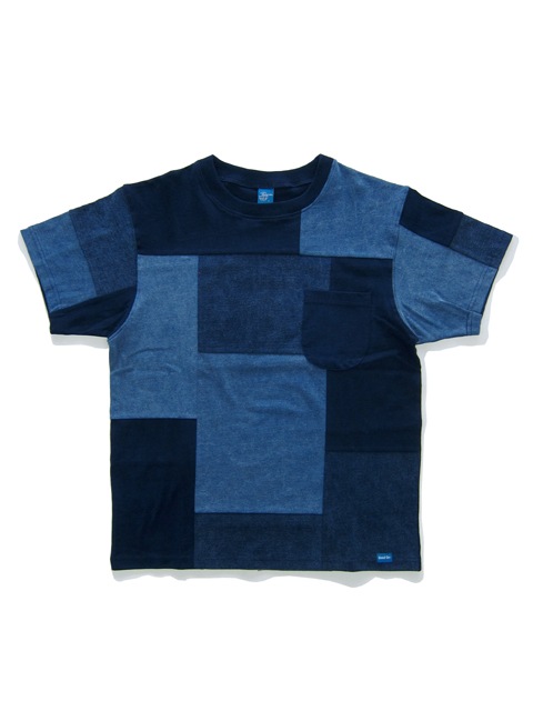 インディゴモンドリアンショートスリーブポケットTシャツ [2017 Spring/Summer]