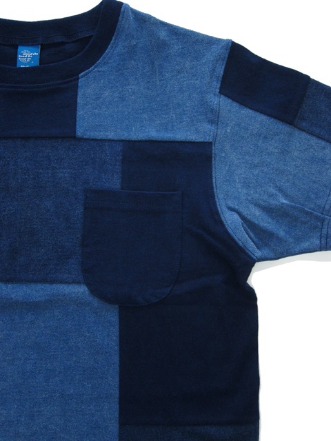 インディゴモンドリアンショートスリーブポケットTシャツ [2017 Spring/Summer]