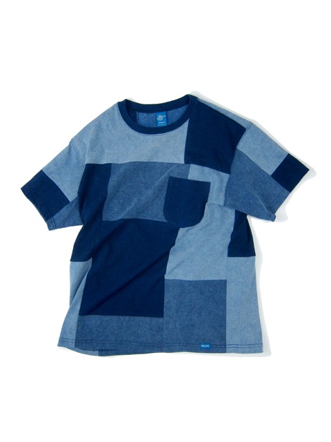 インディゴモンドリアンショートスリーブポケットTシャツ [2017 Spring/Summer]