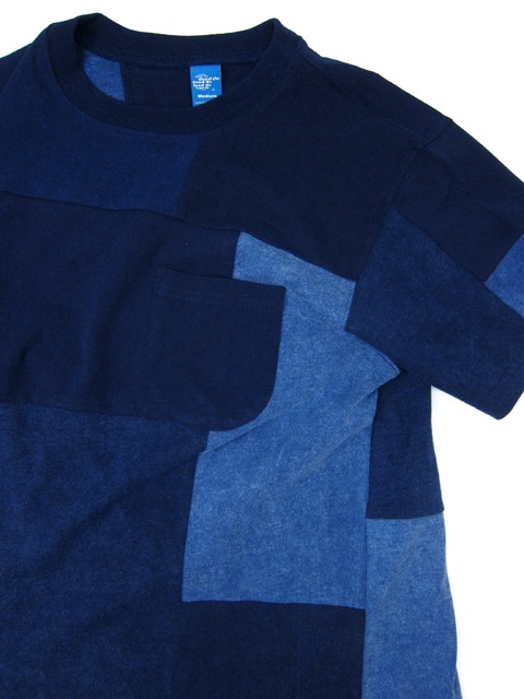 インディゴモンドリアンショートスリーブポケットTシャツ [2017 Spring/Summer]