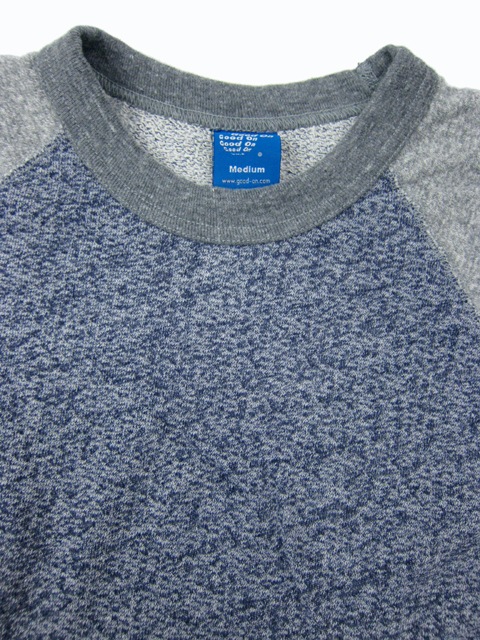 2トーンラグランクルースウェットシャツ [2016 Fall/Winter]