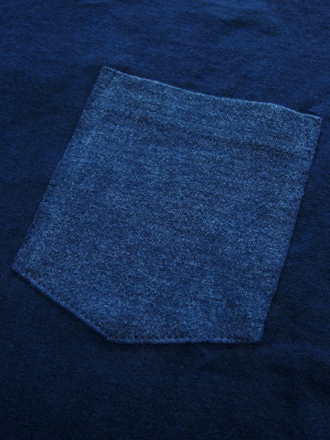 2トーンインディゴショートスリーブポケットTシャツ [2017 Spring/Summer]