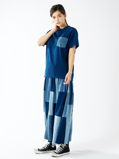 2トーンインディゴショートスリーブポケットTシャツ [2017 Spring/Summer]