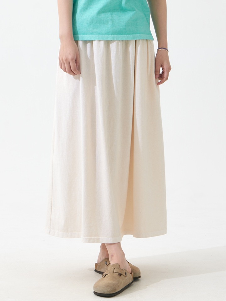 [WOMEN'S] ギャザーT-マキシスカート [2026 Spring/Summer]