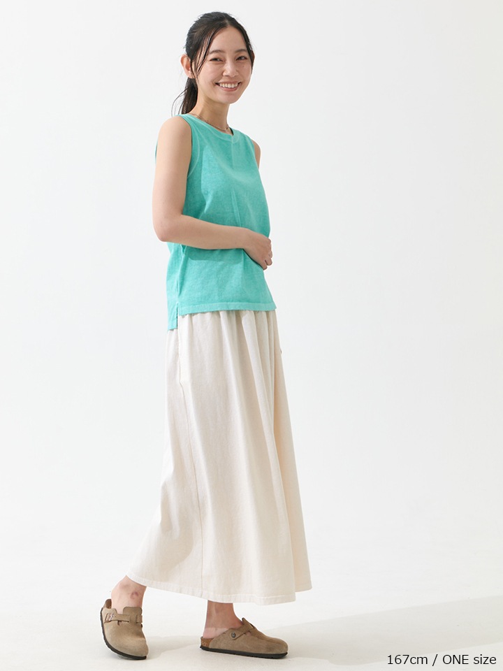 [WOMEN'S] ギャザーT-マキシスカート [2026 Spring/Summer]