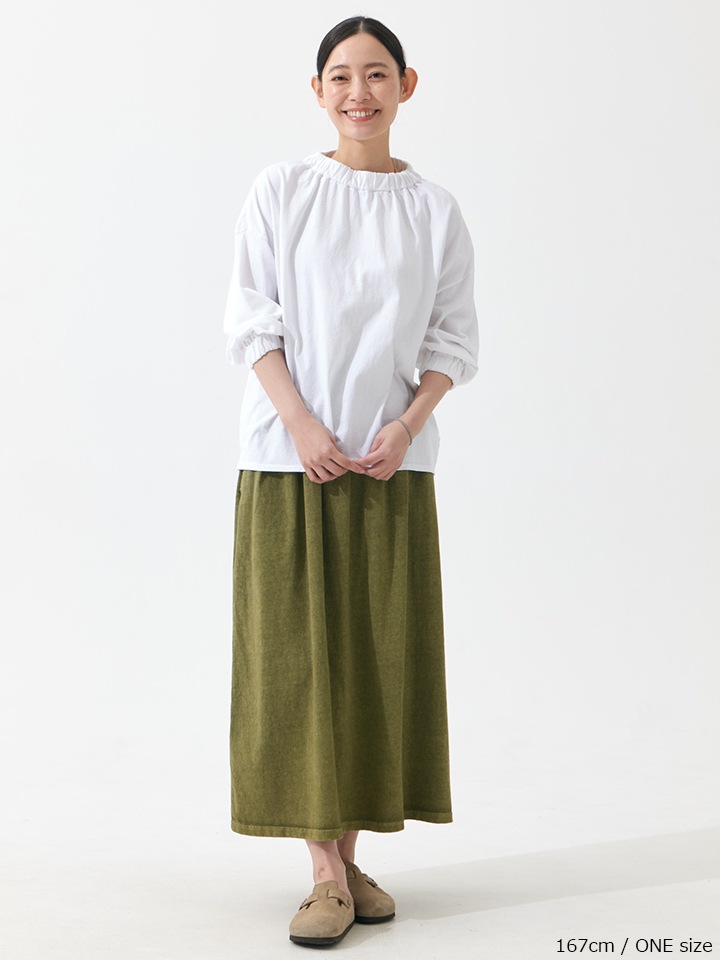[WOMEN'S] ギャザーT-マキシスカート [2026 Spring/Summer]