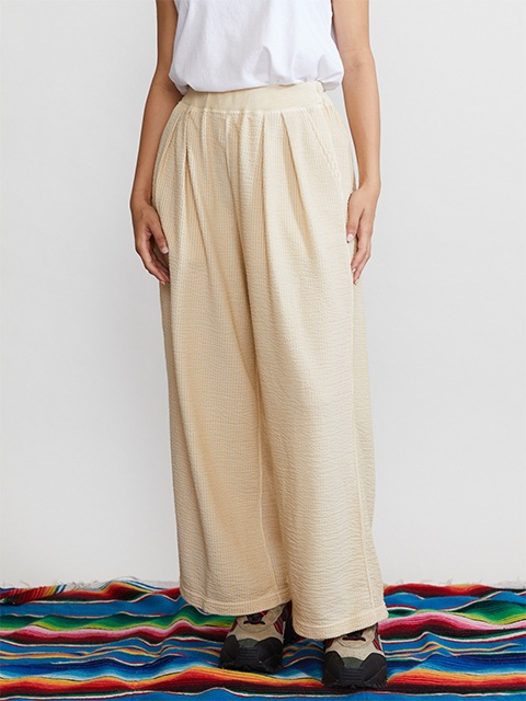 [WOMEN'S] シアサッカーリラックスパンツ [2022 Spring/Summer]