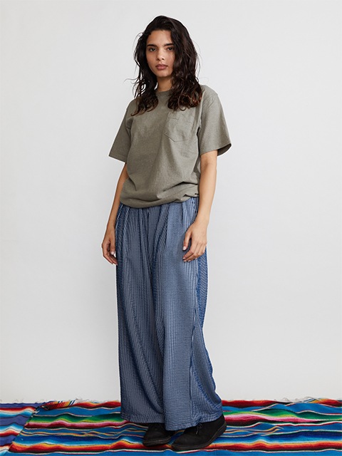 [WOMEN'S] シアサッカーリラックスパンツ [2022 Spring/Summer]