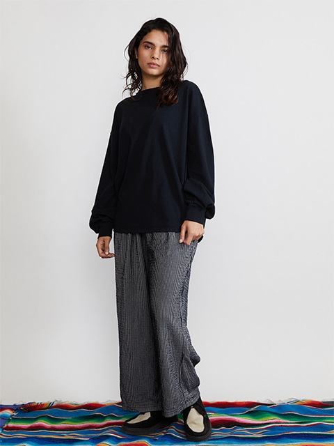 [WOMEN'S] シアサッカーリラックスパンツ [2022 Spring/Summer]