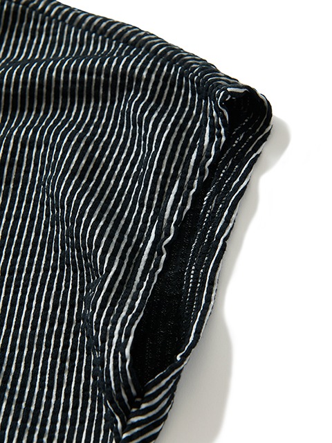 [WOMEN'S] シアサッカーノースリーブＴシャツ [2022 Spring/Summer]