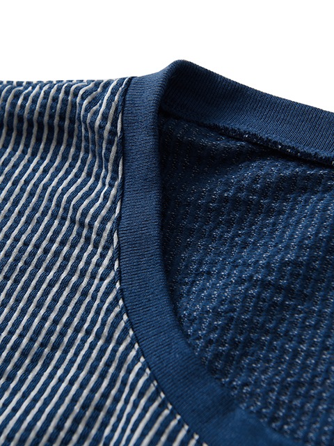 [WOMEN'S] シアサッカーノースリーブＴシャツ [2022 Spring/Summer]