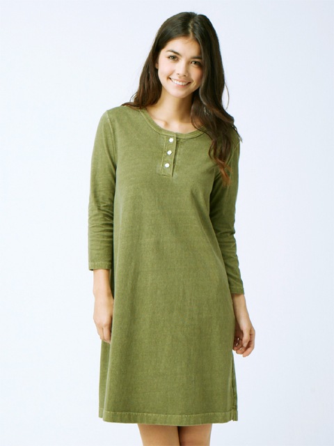 [WOMEN'S] ヘンリーT-ワンピース [2016 Fall/Winter]