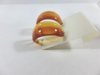 ■本べっ甲Ｃ型白甲・赤甲ピアスー００２６|★本鼈甲ピアス３２０個