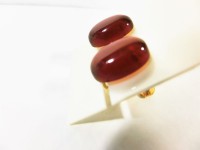 ■本べっ甲赤甲イヤリングー２７|★本鼈甲イヤリング２０４個