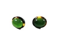 ■本べっ甲ピアス（ひすい染め）ー１２８|★本鼈甲ピアス３２０個