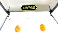 【大創業祭定価より５０％OFF創業明治七年べっ甲の菊池】■本べっ甲ピアス白甲ー１３８|★本鼈甲ピアス３２０個