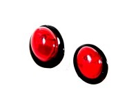 【大創業祭定価より５０％OFF創業明治七年べっ甲の菊池】■本べっ甲ピアスレッドアンバー(大）１４８