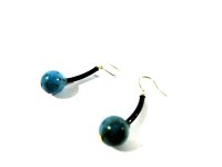 【大創業祭定価より５０％OFF創業明治七年べっ甲の菊池】■本べっ甲ピアストルコ石（さくらんぼ）ー１５８