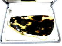 【大創業祭定価より５０％OFF創業明治七年べっ甲の菊池】■本鼈甲靴べら（中）ー０９|★本鼈甲紳士クシ・靴べら４５個