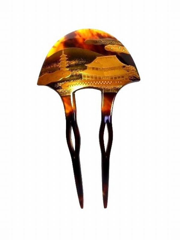 【新品/美品】江崎べっ甲店の本べっ甲かんざし べっ甲の本場 長崎の老舗の通販 べっ甲の菊池