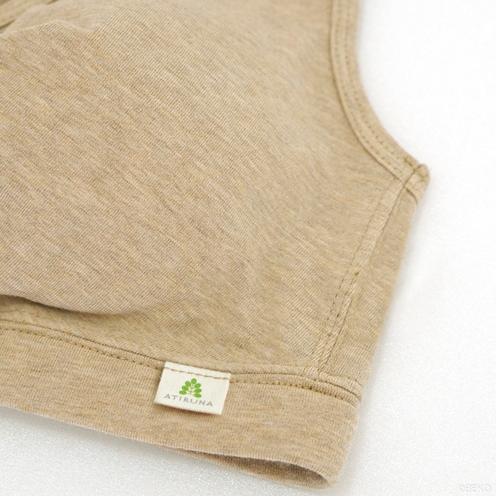 ATIRUNA アティルナ ゴムなしソフトブラ(メール便使用で送料無料!)AT210009 オーガニックコットン