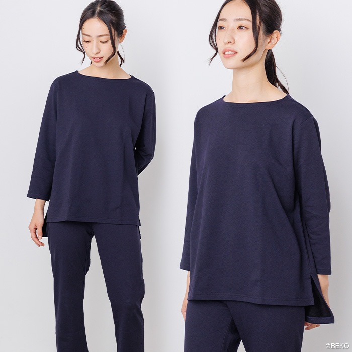 TAKEFU The★(ひとつぼし)コンビセット(レディース)(ボートネックとパンツのコンビ)(メール便使用で送料無料!)