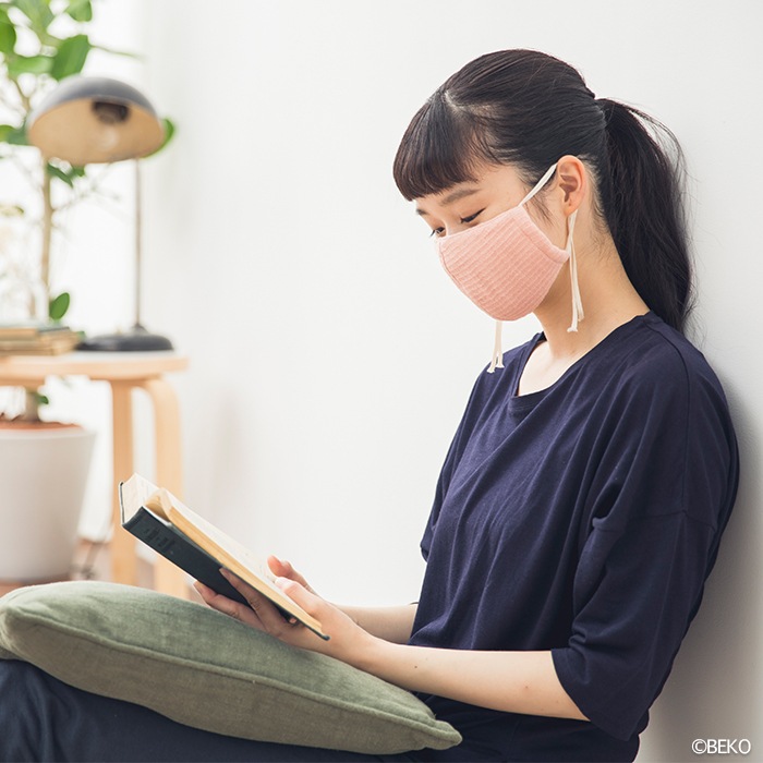 オーガニックコットン fifu マスク 今治産 日本製 フィフ ガーゼマスク 布マスク 草木染め（メール便で送料無料）