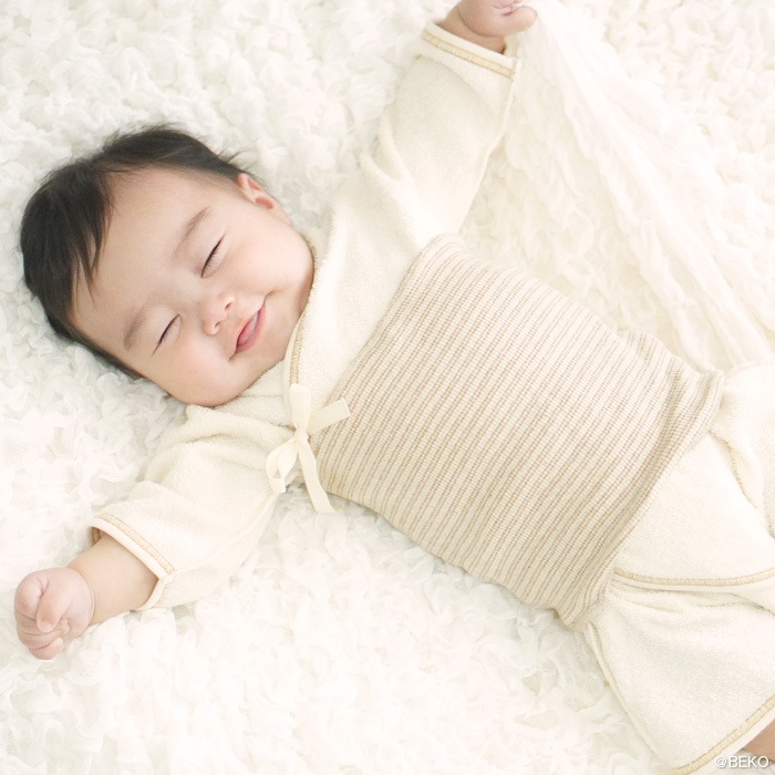 【２枚組み】オーガニックガーデン ベビー キッズやわらかはらまきP10718（メール便使用で送料無料！）