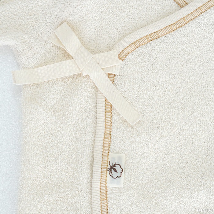 オーガニックガーデン ベビー ふんわりパイル短肌着  p10612（メール便使用で送料無料！）