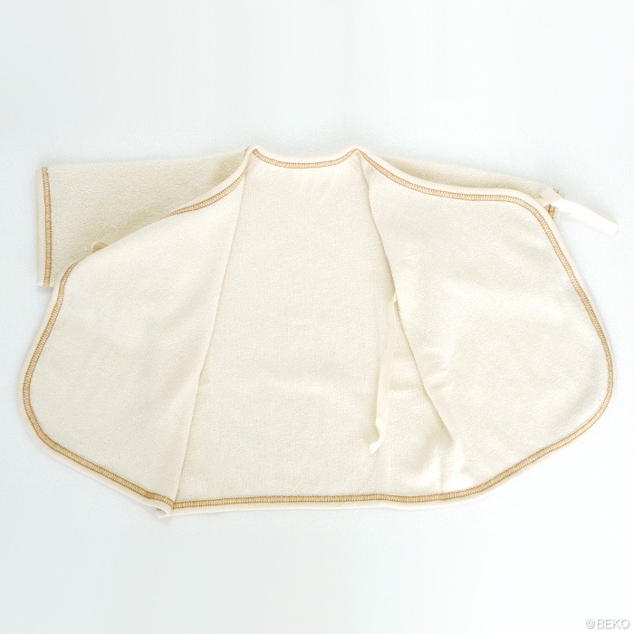 オーガニックガーデン ベビー ふんわりパイル短肌着  p10612（メール便使用で送料無料！）