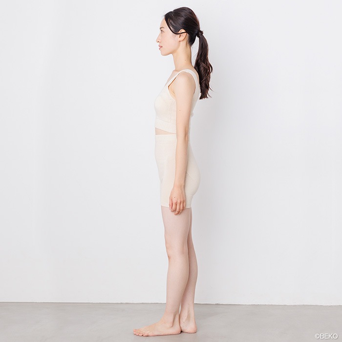 BEKO SELECTION  あたたかニット腹巻パンツ オーガニックコットン 無縫製（メール便使用で送料無料！）610 オーガニックコットン