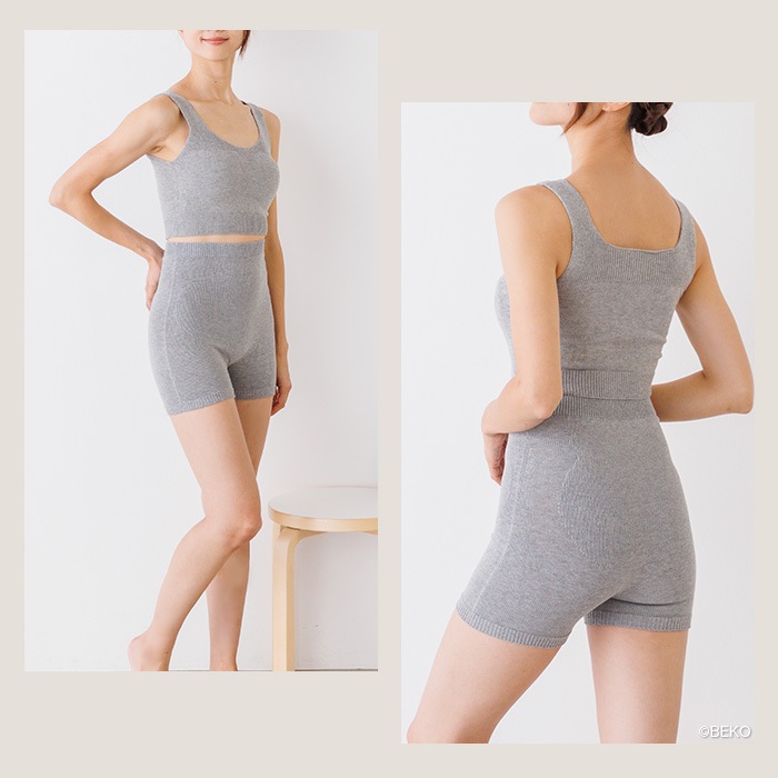 BEKO SELECTION  あたたかニット腹巻パンツ オーガニックコットン 無縫製（メール便使用で送料無料！）610 オーガニックコットン