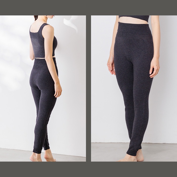 BEKO SELECTION   あたたかニットレギンス オーガニックコットン 無縫製（メール便使用で送料無料！）617 オーガニックコットン