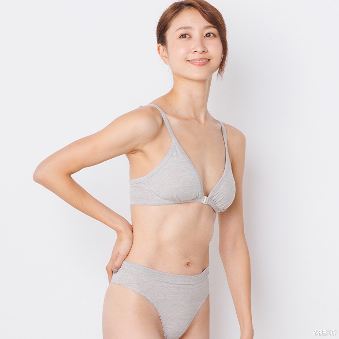 オーガニックガーデン ベア天フロントホックブラ295324(294324