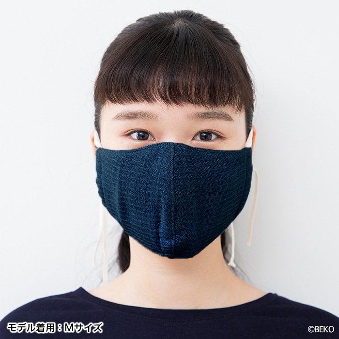 正藍染オーガニックコットンシングルガーゼ大判マルチ藍布 オーガニックコットンfifu 藍染めマスク 今治産 日本製 フィフ