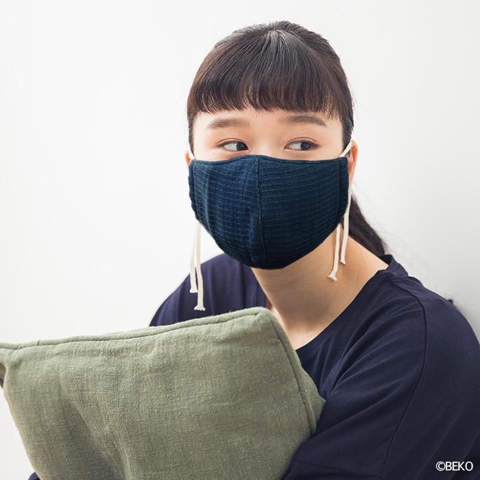 正藍染オーガニックコットン大判マルチ藍布 正藍染オーガニックコットン大判マルチ藍布 正藍染オーガニック