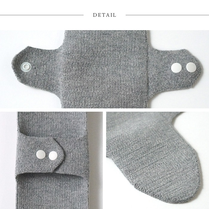 BEKO SELECTION あたたかニット羽付きライナー オーガニックコットン 無縫製（メール便使用で送料無料！）6630 オーガニックコットン