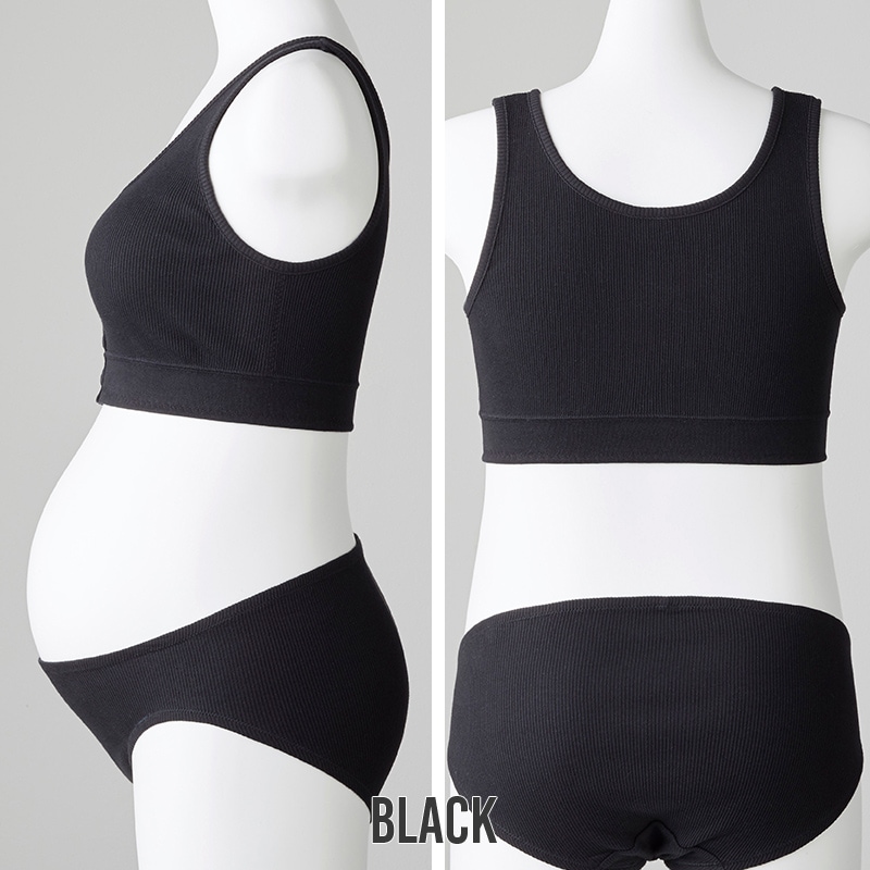 マタニティブラ 肌にやさしいハーフトップ（産前・産後）授乳ブラジャー 犬印 BR1686、BR1697メール便使用