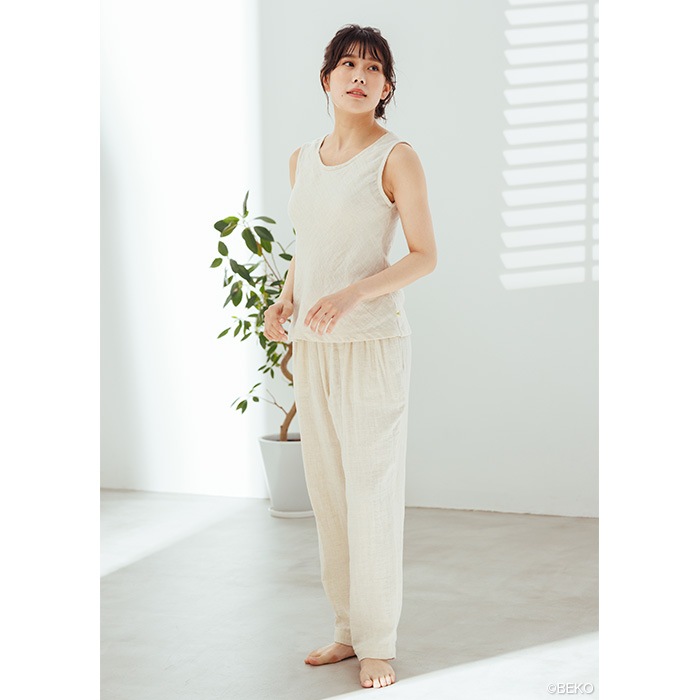 ATIRUNA アティルナ CLリラックスパンツ(メール便使用で送料無料!)AT210011 オーガニックコットン リネン